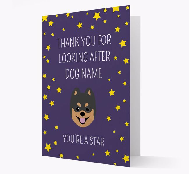 Personalized 'You're A Star' Thank You Card